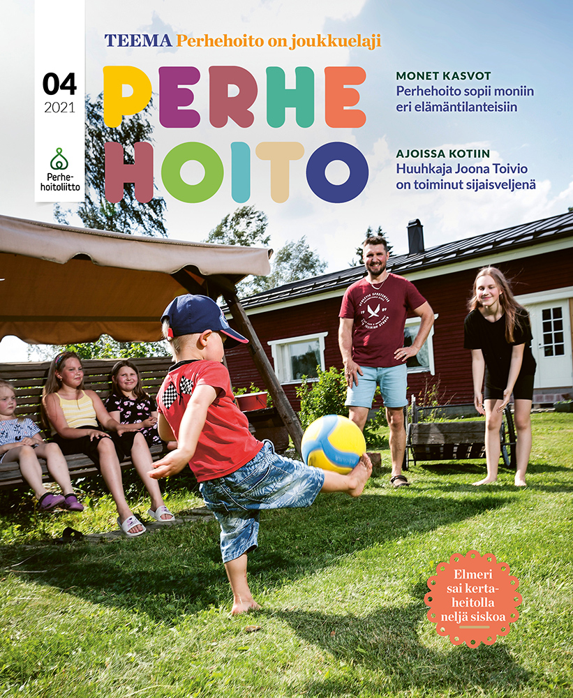 Perhehoito-lehden nro 4/2021 kansikuva