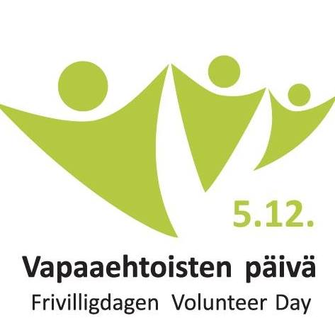 Kuvassa on Vapaaehtoisten päivän logo.