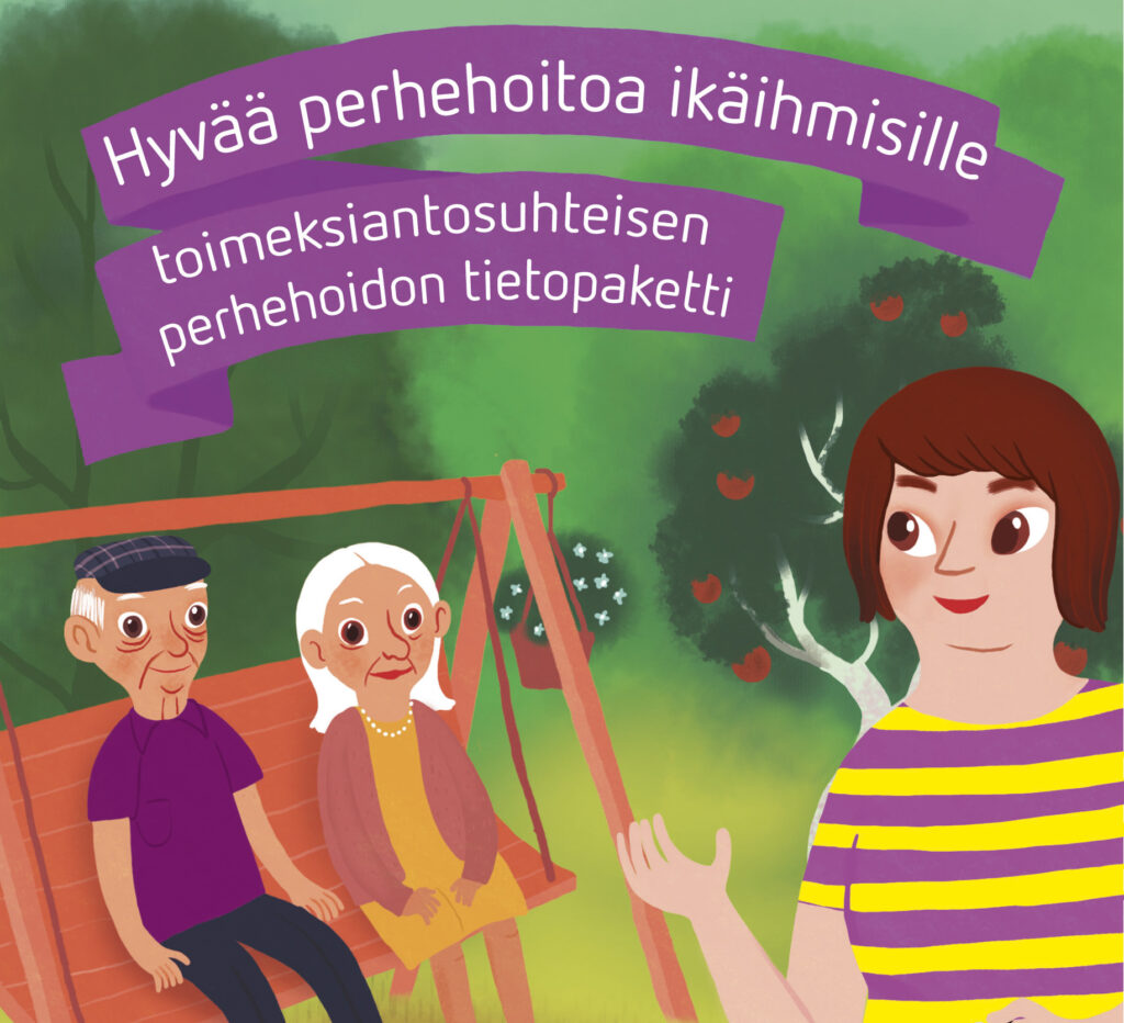 Hyvää perhehoitoa ikäihmiselle julkaisun kansi